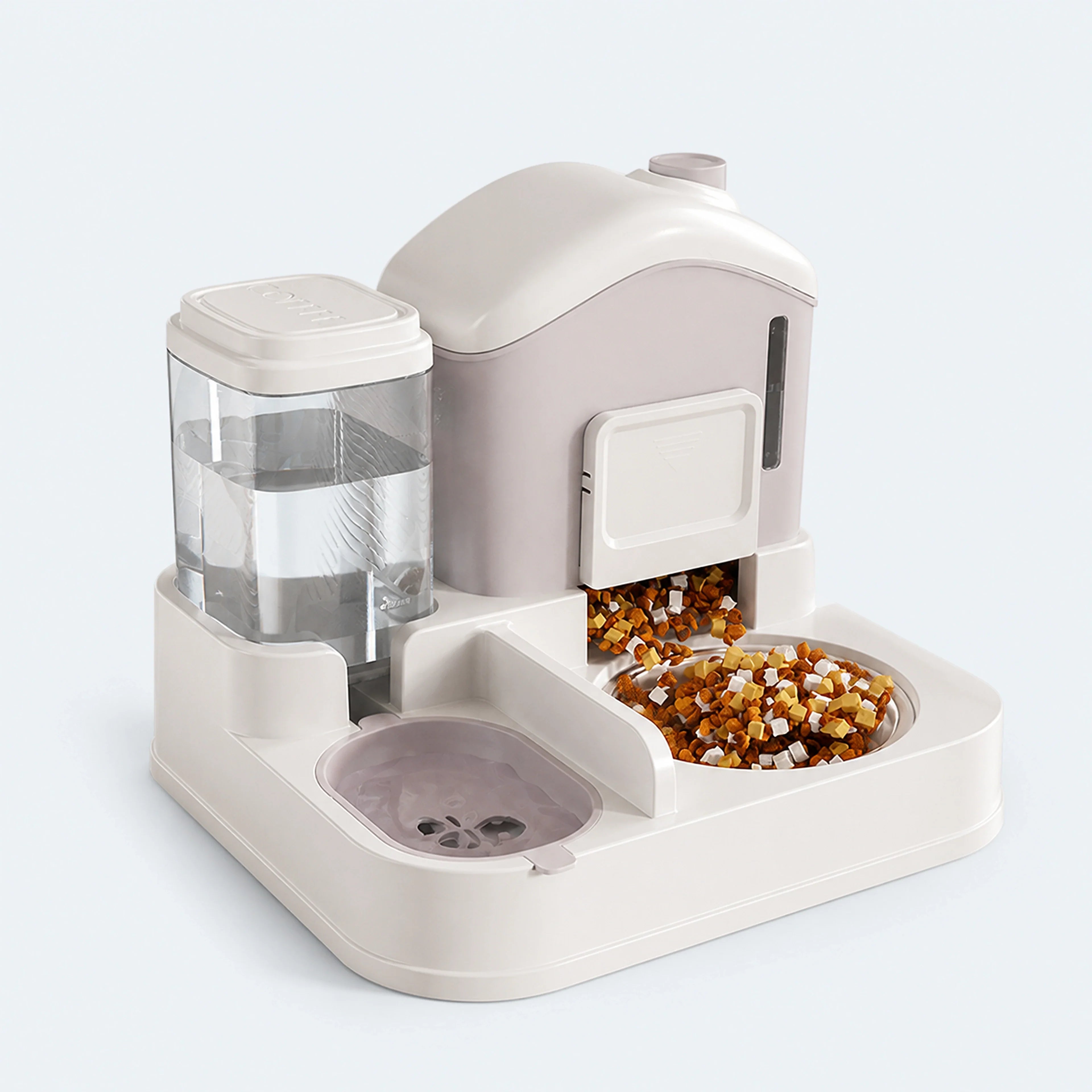 2-in-1 Detachable Cat Feeder & Automatic Water Dispenser | ALDERKIN