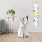 Automatic Wiggling Worm Cat Toy with Feather – 1 or 2 Set