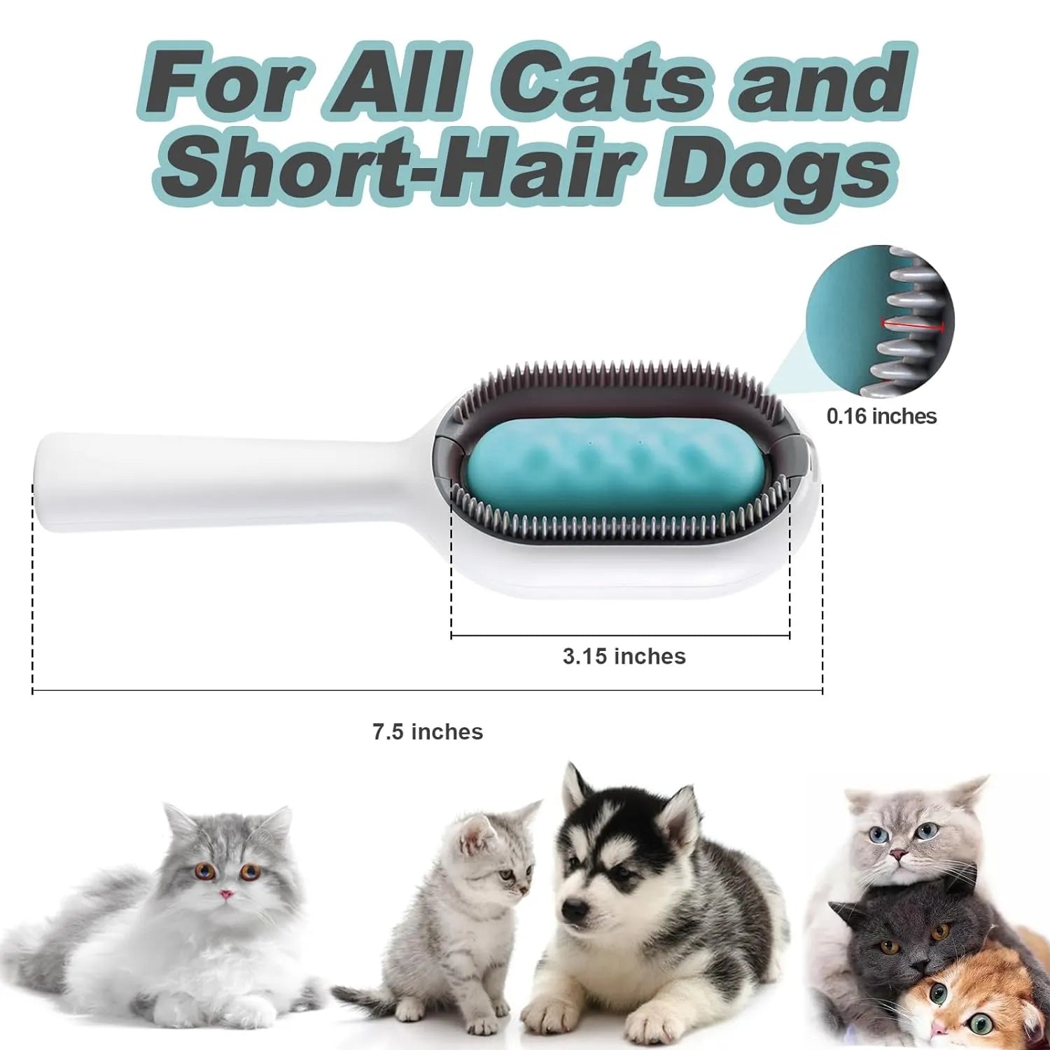 Pet Hair Removal Brush with Cleaning Wipes – 10 or 100 Pack