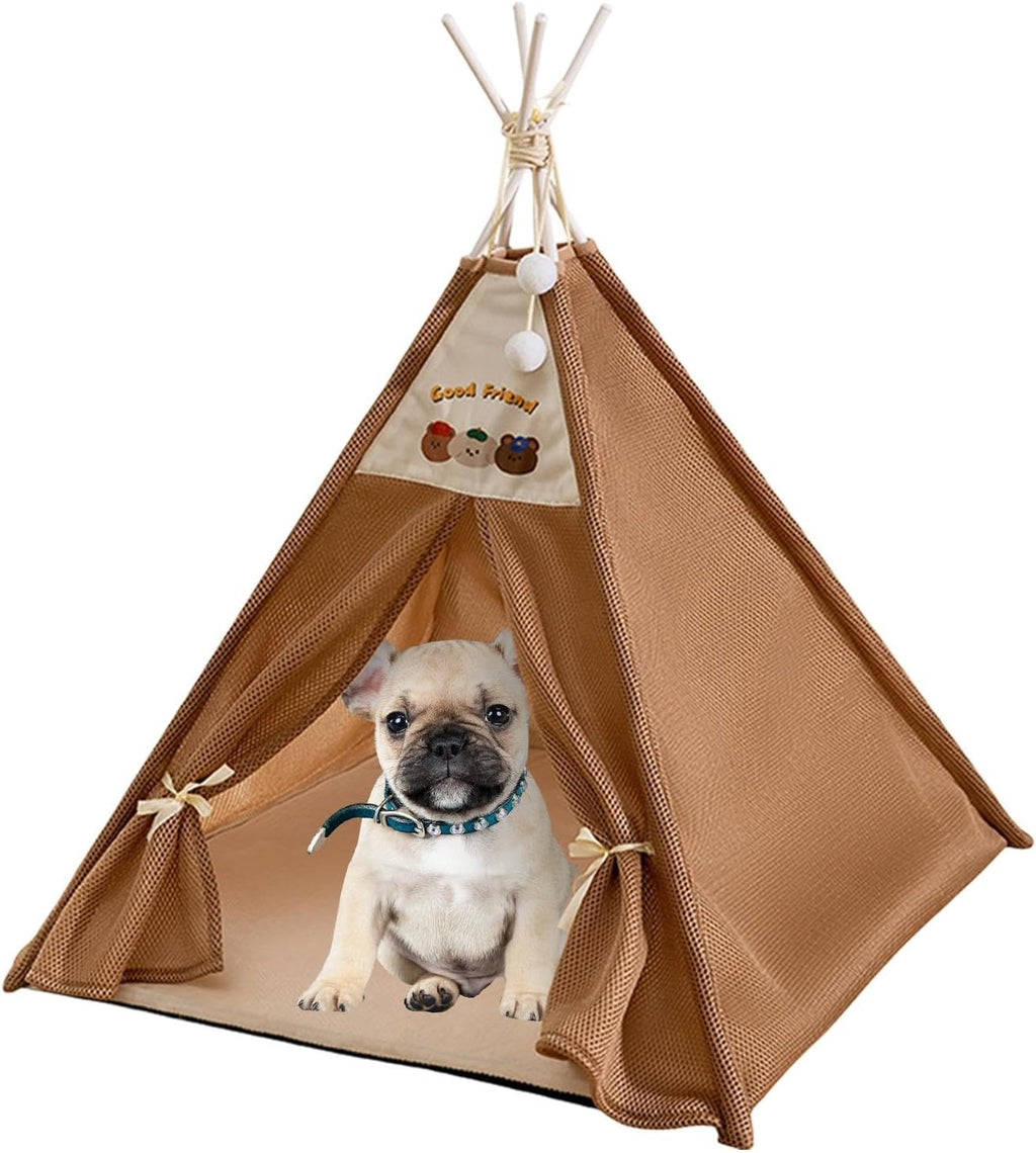 Portable Tent-Style Cat House Bed for Pets up to 5kg