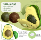 Wall-Mounted Catnip Ball Toys