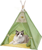 Portable Tent-Style Cat House Bed for Pets up to 5kg