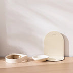 Adjustable Elevated Ceramic Cat Bowl