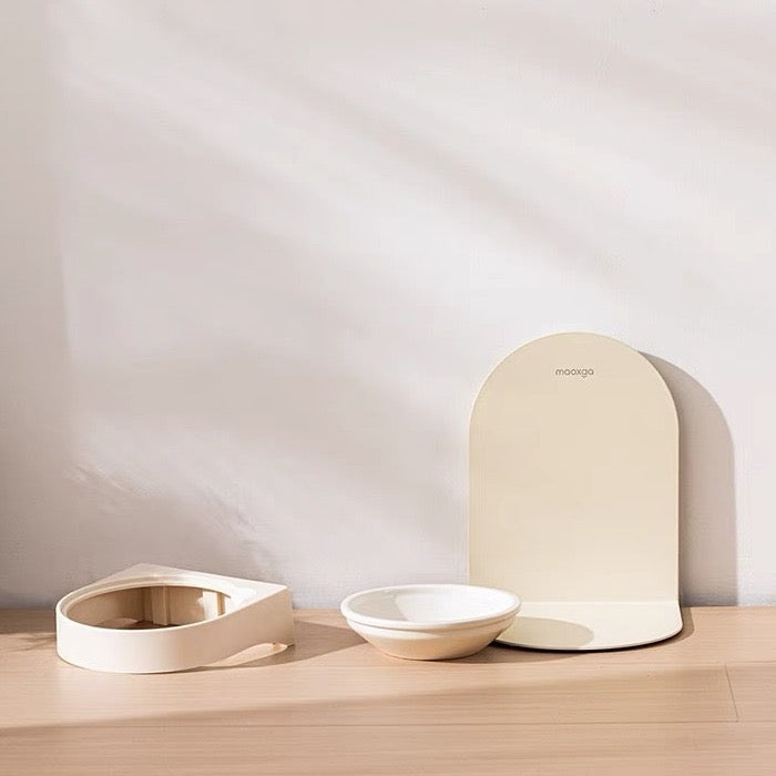 Adjustable Elevated Ceramic Cat Bowl