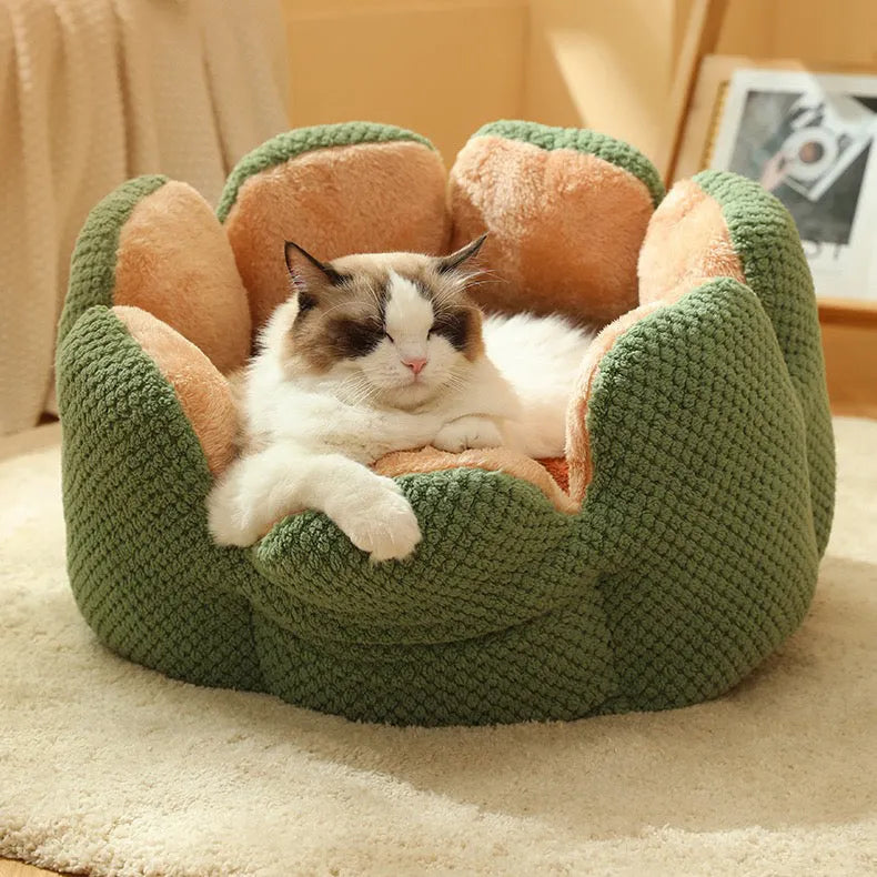 Round Nest Bed for Cats & Small Pets