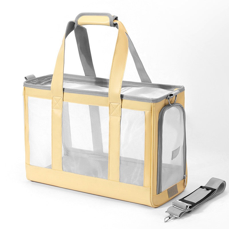 Roll-Up Mesh Pet Carrier Tote – 3 Colors