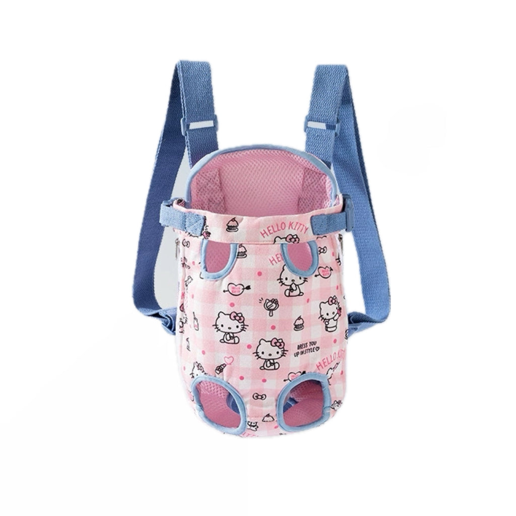 Cartoon Front Pet Carrier Backpack for Cats & Small Dogs