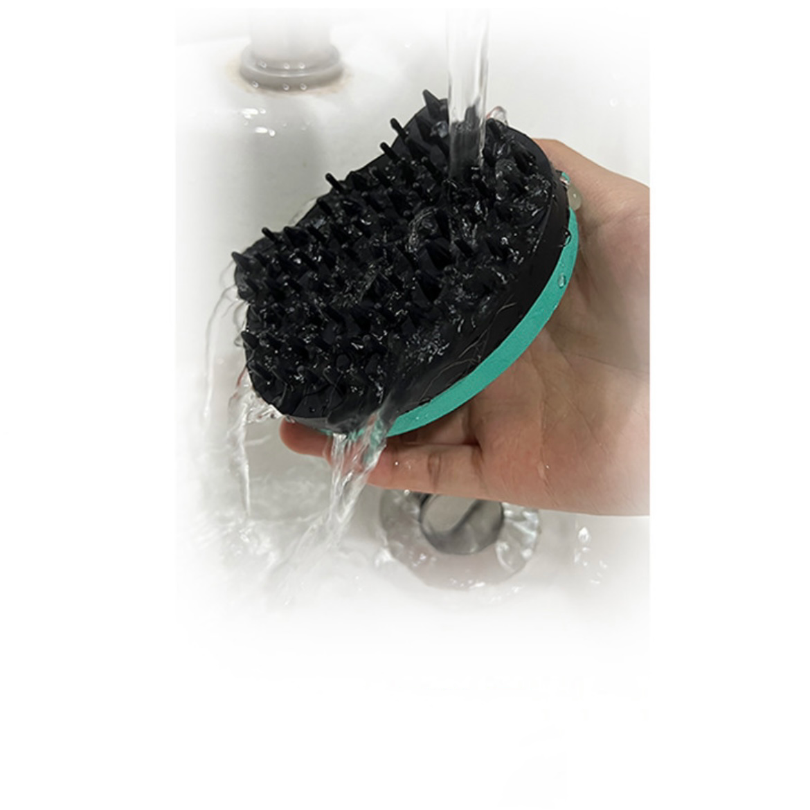 Silicone Pet Bath & Massage Brush – 3 Colors