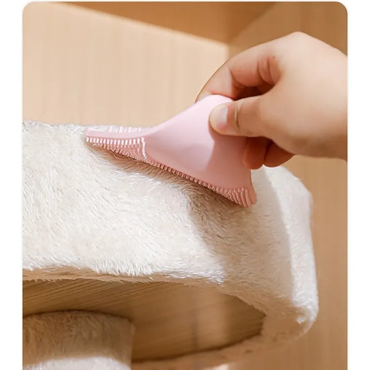 Washable Rubber Pet Hair Remover Scraper – Multiple Styles