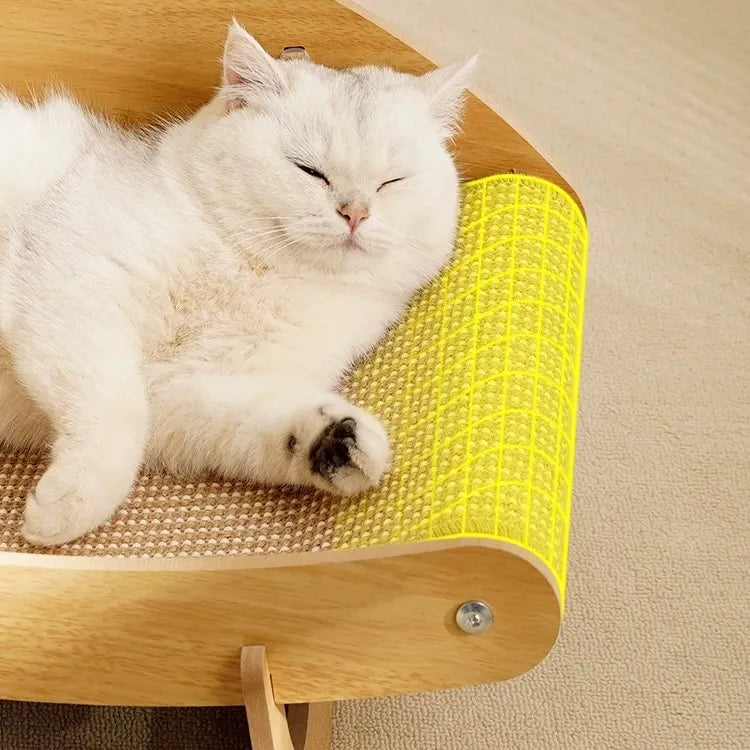 Wooden Cat Scratcher Couch Bed