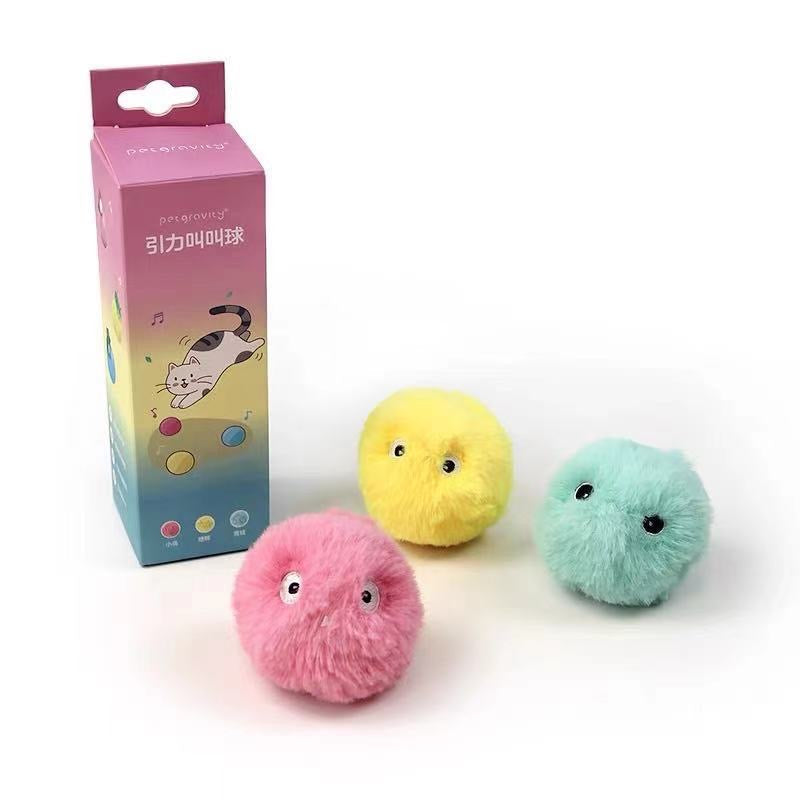 Sound-Activated Cat Toy Balls