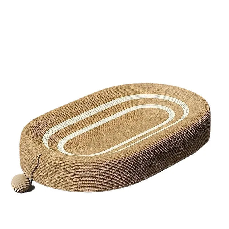 Large Oval Woven Cat Scratcher Bed – 21 Styles