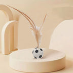 Bouncy Feather Sports Ball Toys for Indoor Cats