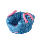Portable Bolster Pet Travel Bed with Handle – 2 Colors