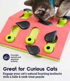 Leaf-Shaped Sliding Pet Treat Puzzle – 2 Colors
