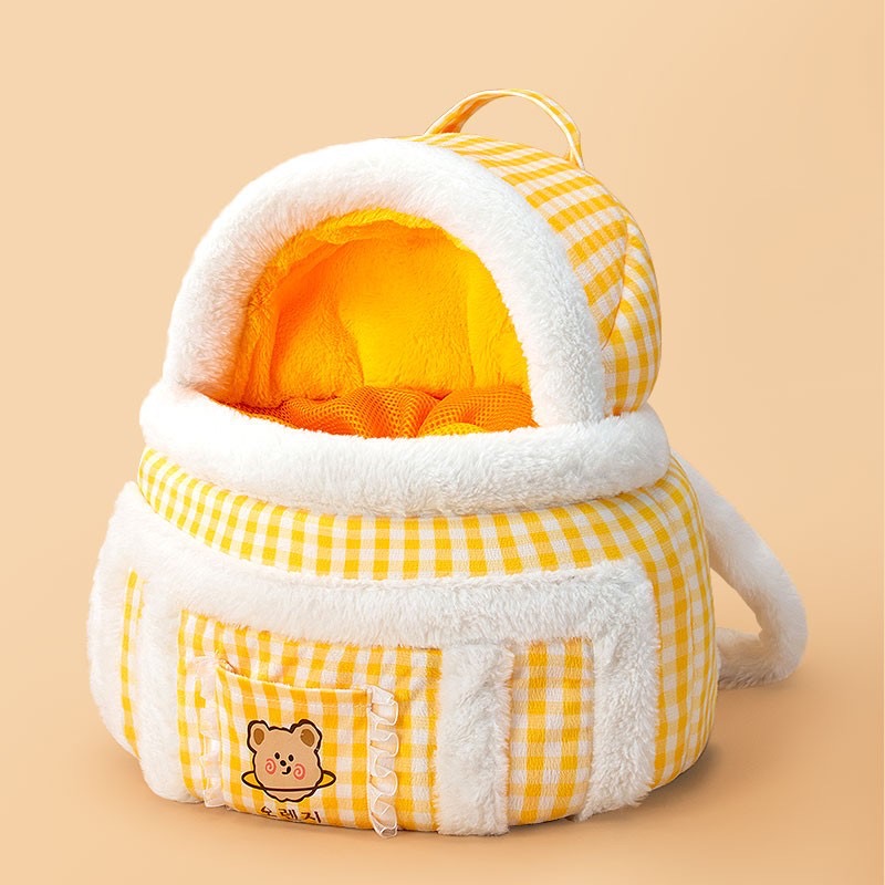 Plush Winter Pet Carrier Backpack – 6 Styles, 2 Sizes