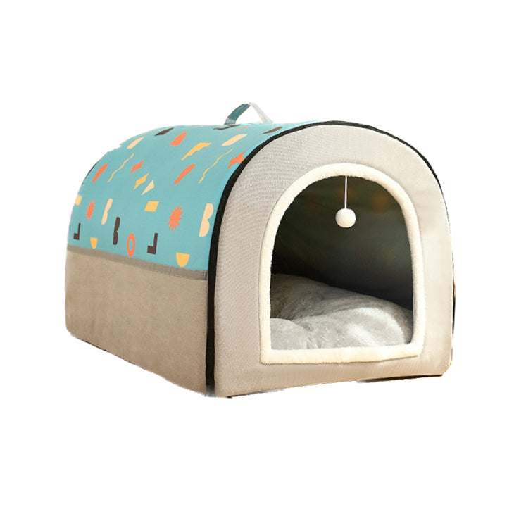 2-in-1 Foldable Pet Cave Bed – 3 Styles, 5 Sizes