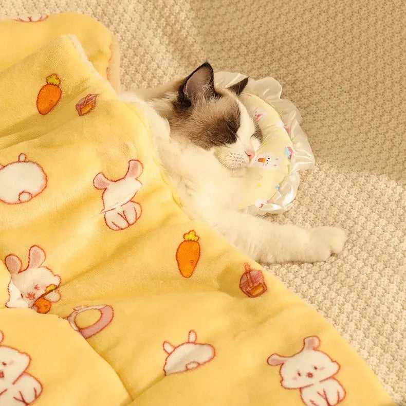 Cat Blanket in 3 Patterns & 6 Sizes