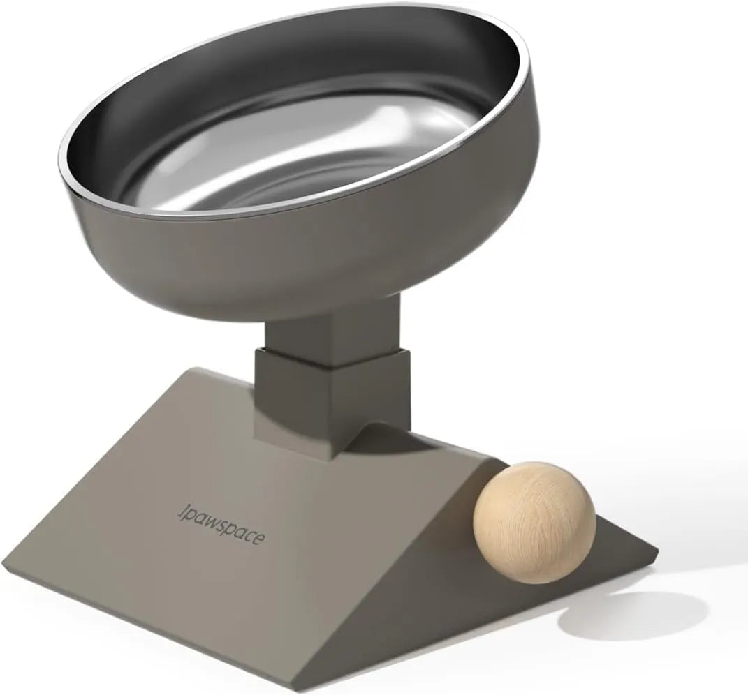 3-Level Adjustable Elevated Stainless Steel Pet Bowl