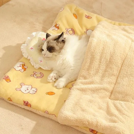 Cat Blanket in 3 Patterns & 6 Sizes