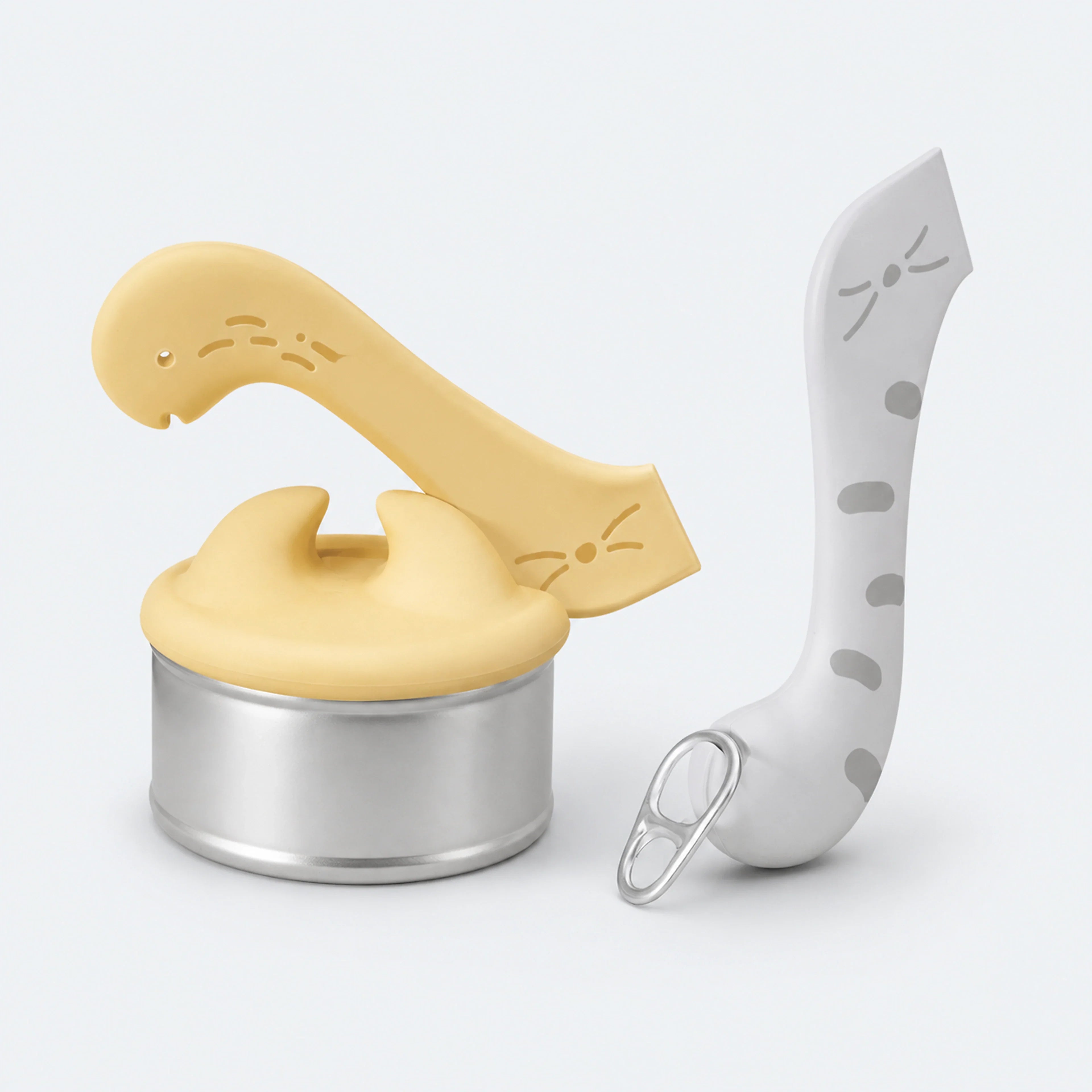 3-in-1 Pet Food Can Lid, Opener & Spoon | ALDERKIN