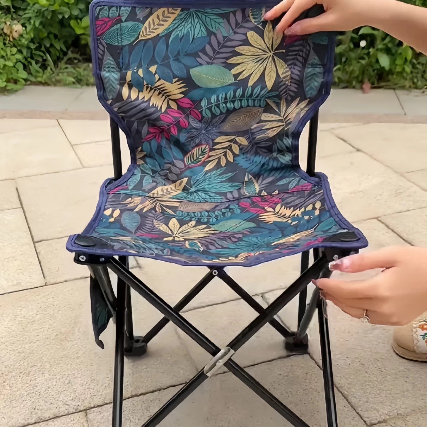 Portable Folding Chair for Cats & Small Pets with Carry Bag