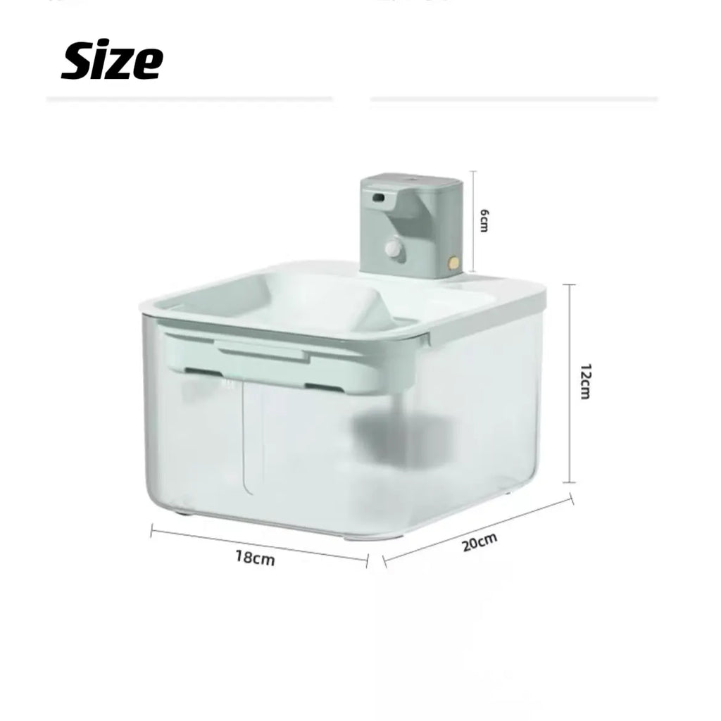 2.5L Smart Pet Water Fountain for Cats