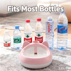 Cat-Ear Gravity Pet Water Dispenser with Weighted Base – 4 Colors