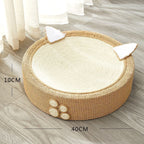 Large Oval Woven Cat Scratcher Bed – 21 Styles