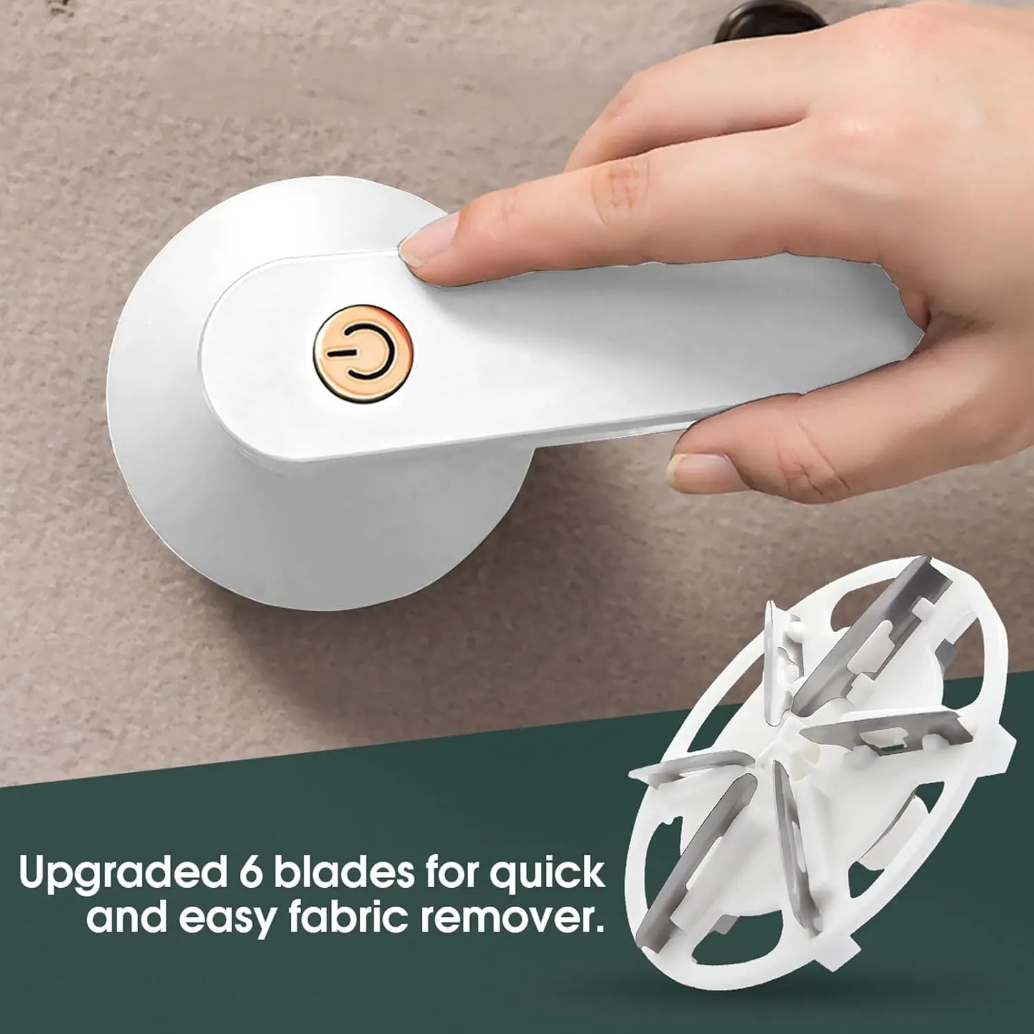 Rechargeable Fabric Shaver and Lint Remover – 3 Colors