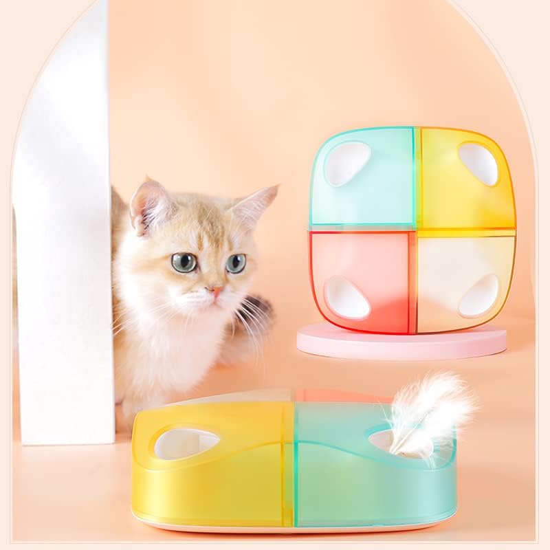 Motion-Activated Rechargeable Feather Cat Toy – 13 Options
