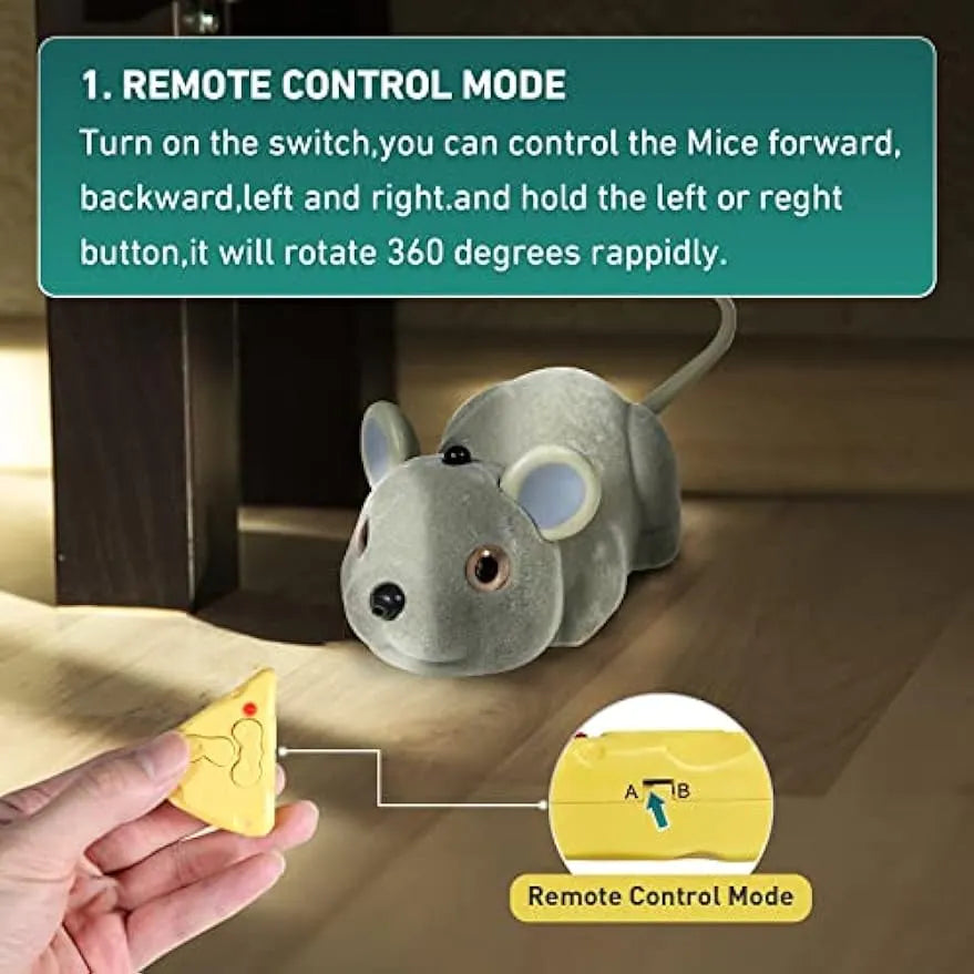 Remote-Control and Smart-Sensing Moving Pet Toys – 4 Designs
