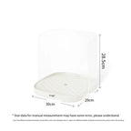 Splash-Guard Pet Feeding Station with Raised Bowl – 3 Colors