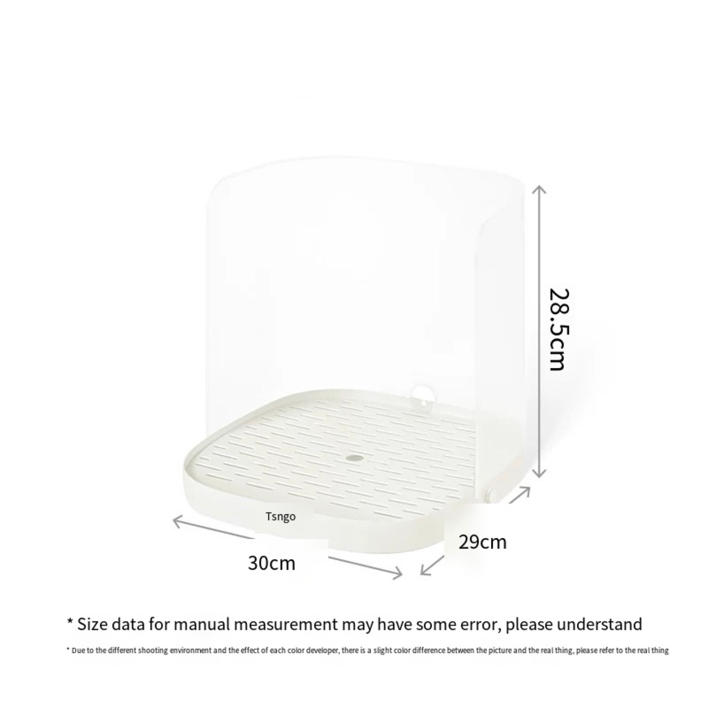 Splash-Guard Pet Feeding Station with Raised Bowl – 3 Colors
