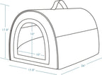 2-in-1 Foldable Pet Cave Bed – 3 Styles, 5 Sizes