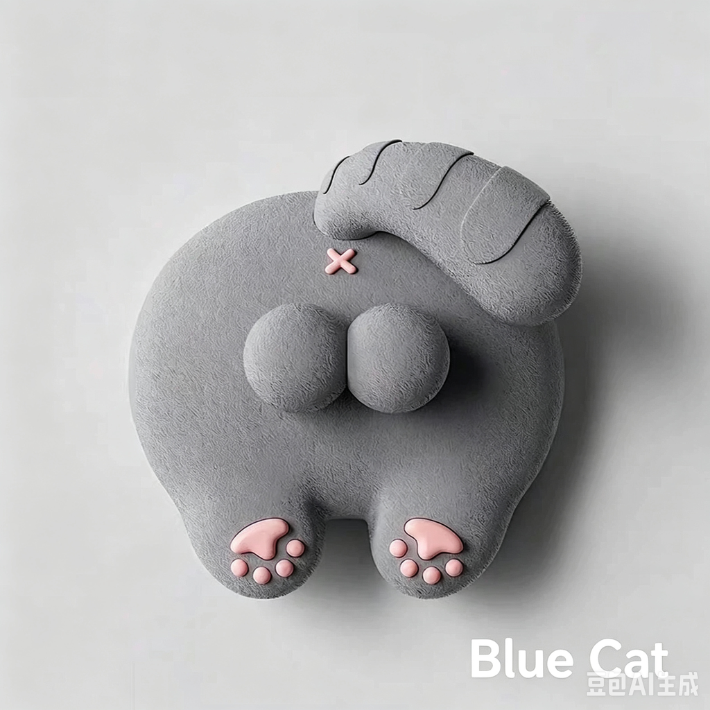 Giant Cat-Shaped Wall Switch Cover – 5 Cat Styles