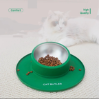 Anti-Rollover Cat Bowl Set