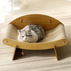 Wooden Cat Scratcher Couch Bed