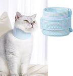 Breathable Adjustable Elizabethan Recovery Collar for Cats