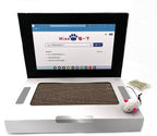 Laptop-Shaped Cardboard Cat Scratcher with Mouse Toy