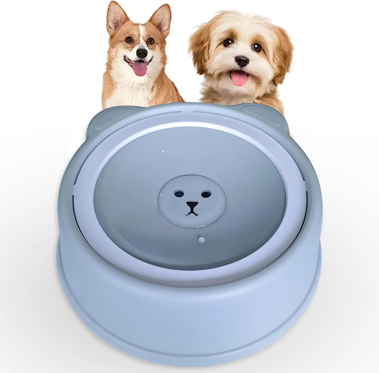 Reduced-Spill Pet Water Bowl – 4 Colors