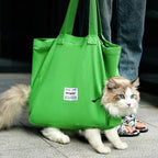 Portable Cat Carrier Bag in Yellow or Green