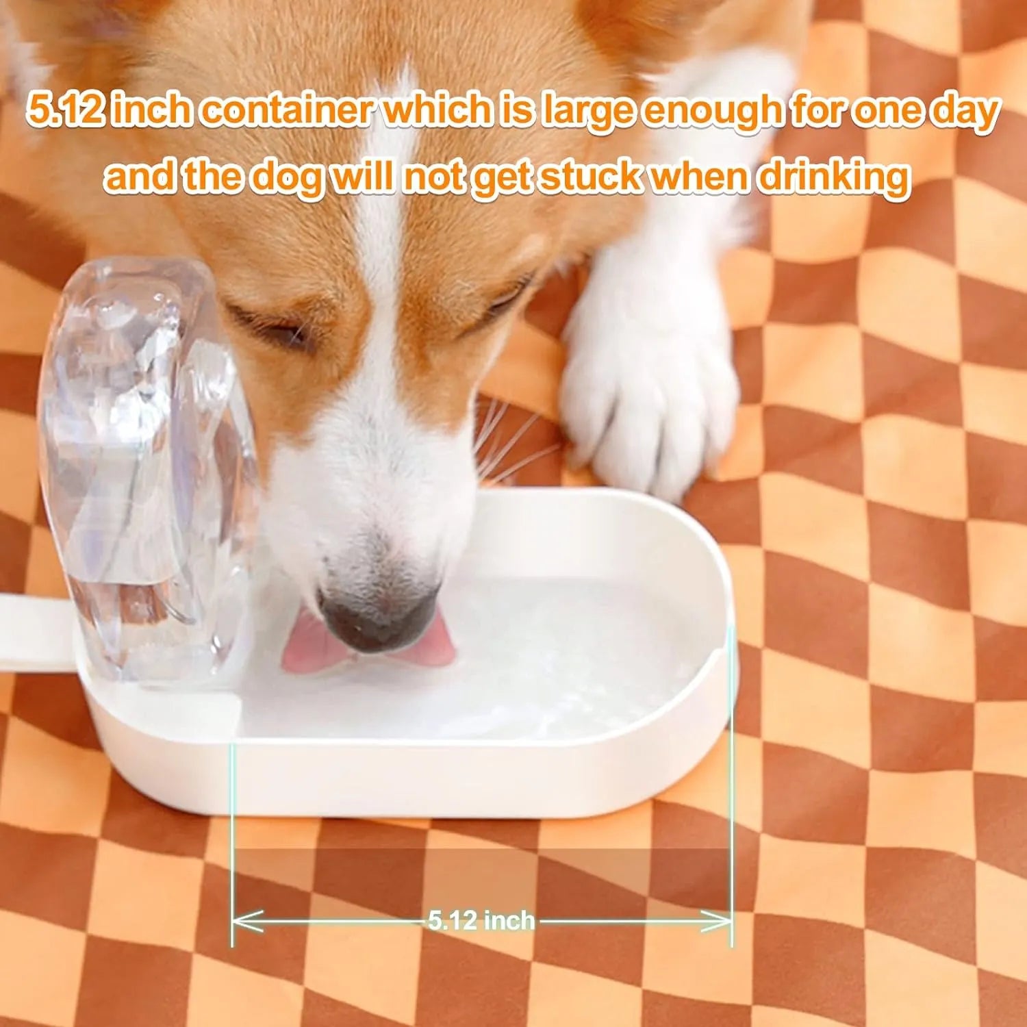 Portable 2-in-1 Pet Water Bottle & Food Bowl