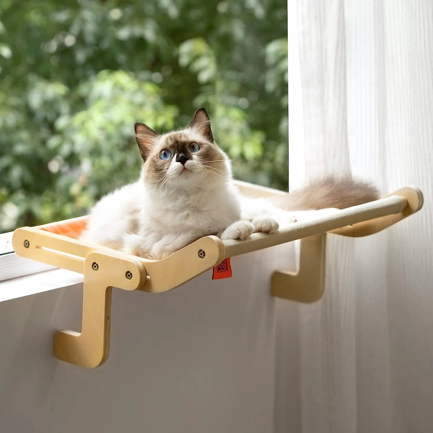 Adjustable Window Sill Cat Perch with Soft Cover – 9 Styles