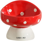 200ml Elevated Ceramic Cat Feeding Bowl
