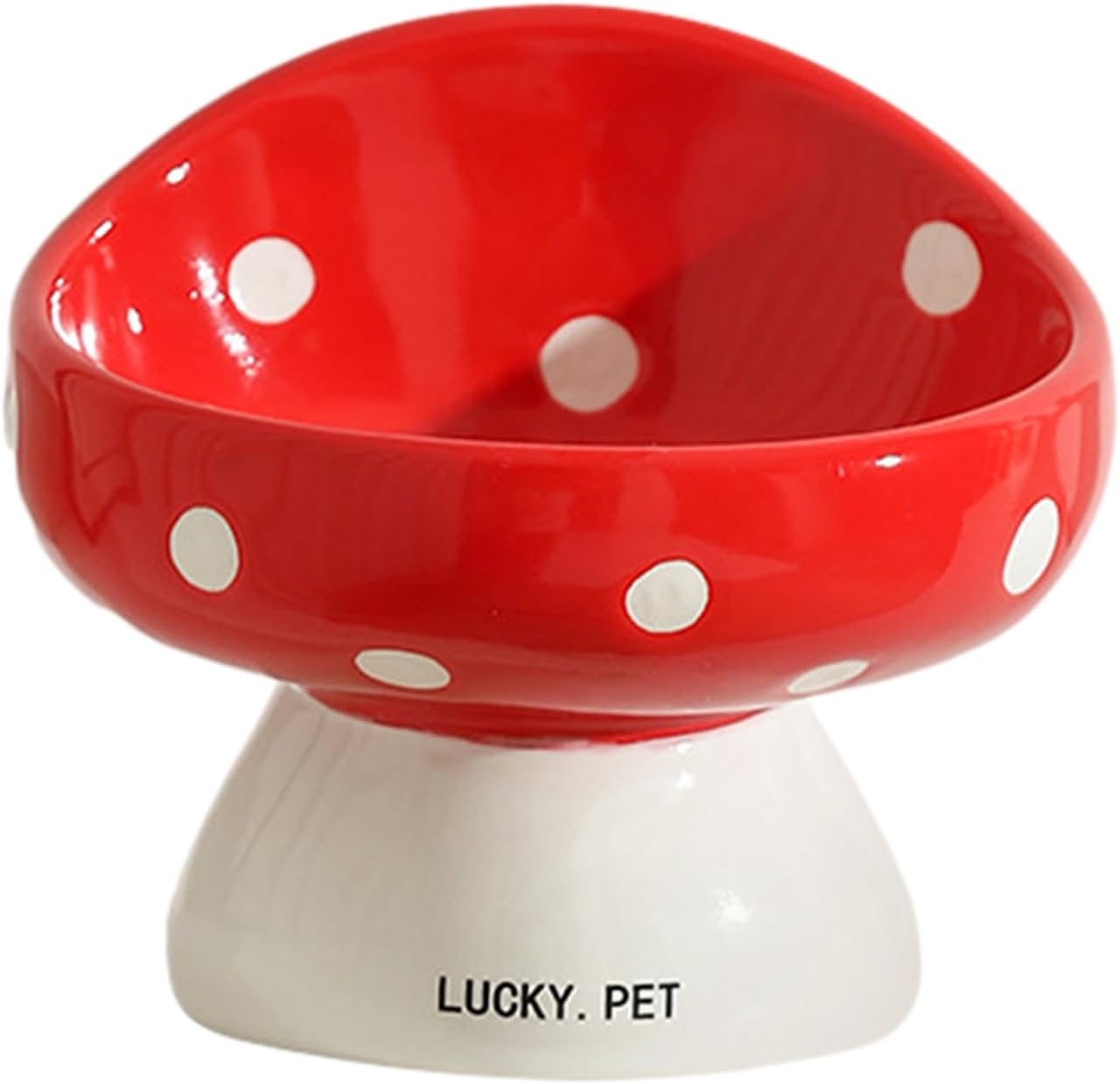 200ml Elevated Ceramic Cat Feeding Bowl