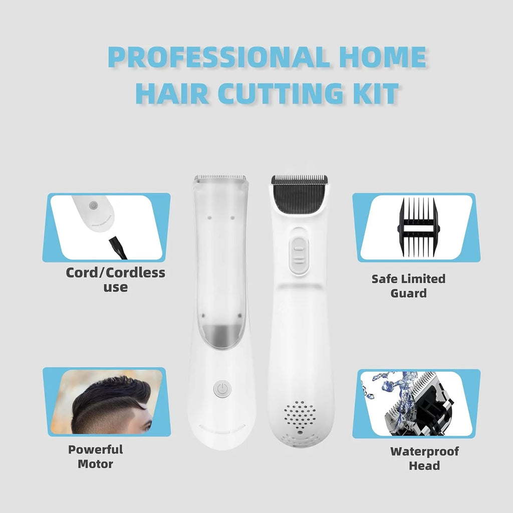 Rechargeable Pet Hair Suction Clipper – Single or 2-Piece Set