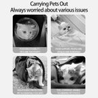 Soft-Sided Pet Carrier Tote with Head Opening