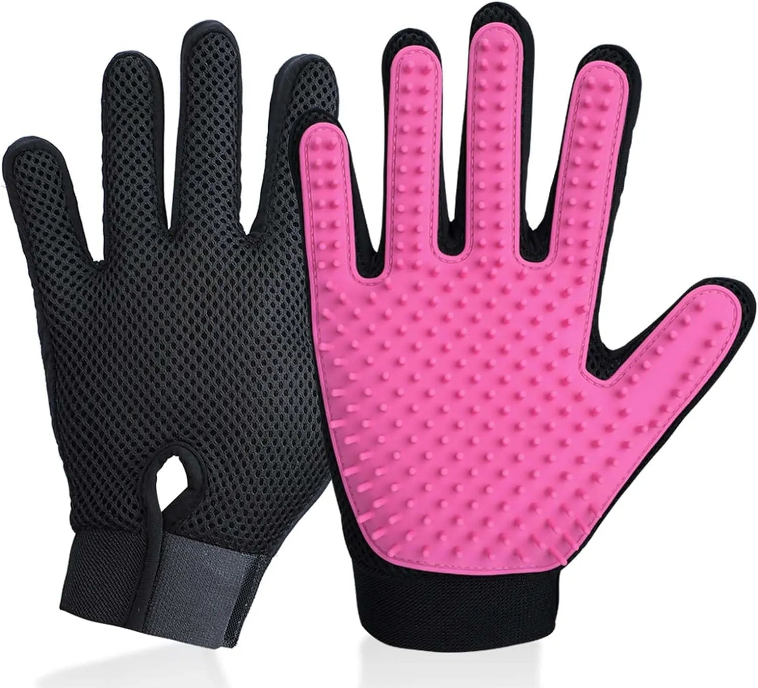 Double-Sided Pet Grooming Gloves – 1 Pair