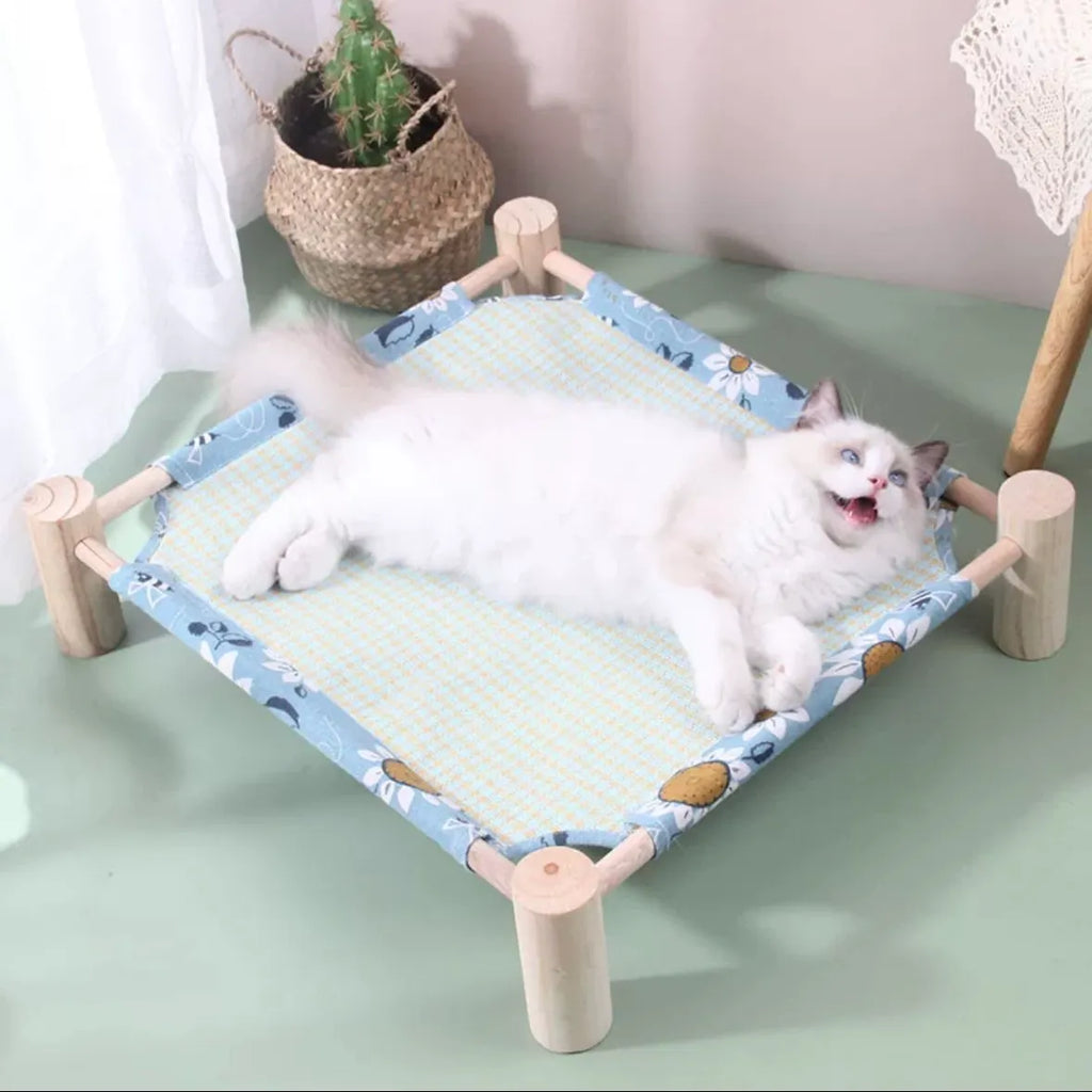 Elevated Hammock Bed for Cats & Small Dogs